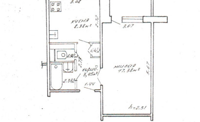 Купить 1-комнатную квартиру, Минск, Голубева, 11 (Московский район)