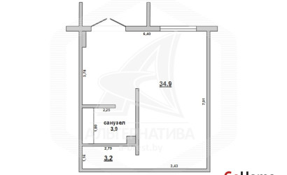 Аренда торгового помещения, Брест, Вулька,  42 кв.м.. Фото 1