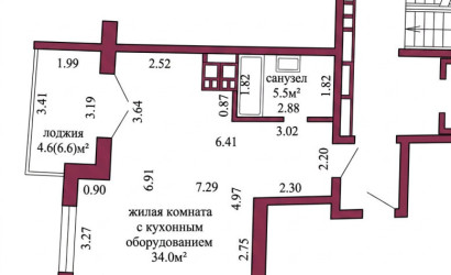 Купить 1-комнатную квартиру, Гродно, Ивана Якубовского, 14. Фото 3