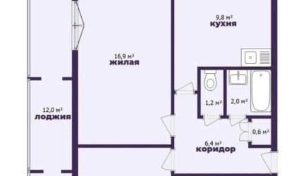 Купить 2-комнатную квартиру, Минск, Бельского ул., 23 (Фрунзенский район). Фото 15
