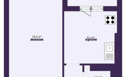 Купить 1-комнатную квартиру, Слуцк, Ленина ул., 284. Фото 25