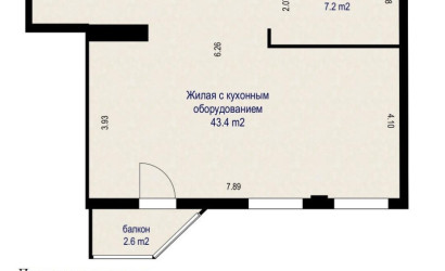 Купить 1-комнатную квартиру, Минск, Червякова ул., 55(Центральный район). Фото 42