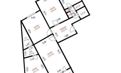 Купить 4-комнатную квартиру, Минск, Громова ул., 34 (Московский район). Фото 29