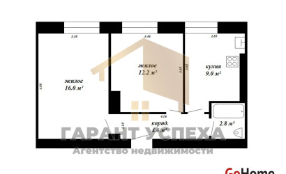 Купить 2-комнатную квартиру, Брест, ул. Рокосовского, д. . Фото 14