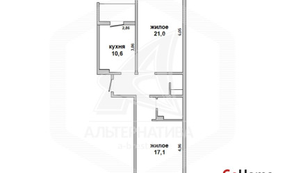Купить 2-комнатную квартиру, Брест, Ковалево, ул. Суворова. Фото 15