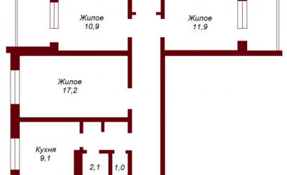 Купить 3-комнатную квартиру, Брест, ул. Октябрьской революции, д. . Фото 11