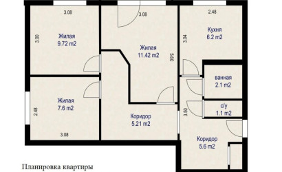 Купить 3-комнатную квартиру, Минск, Плеханова ул., 67(Ленинский район). Фото 14