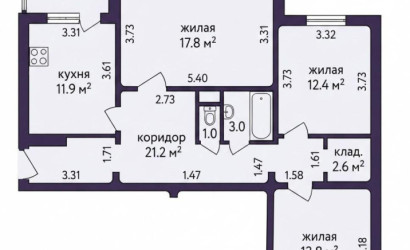 Купить 3-комнатную квартиру, Минск, Мазурова ул., 18 (Фрунзенский район). Фото 19