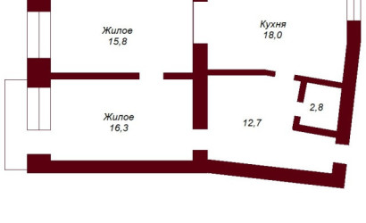 Купить 2-комнатную квартиру, Брест, ул. Гоголя, д. . Фото 15