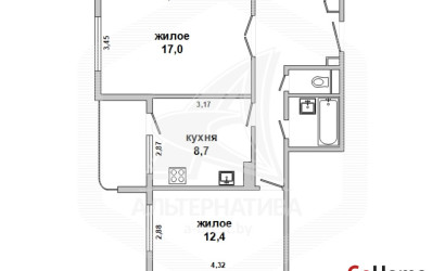 Купить 2-комнатную квартиру, Брест, Вулька, ул. Сябровская. Фото 1