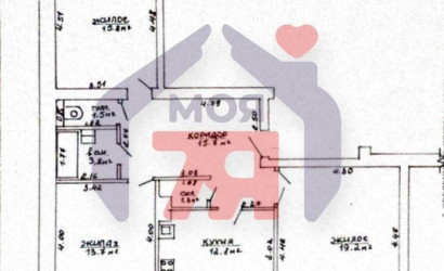 Купить 3-комнатную квартиру, Молодечно, Либава-Роменская ул., 51. Фото 22