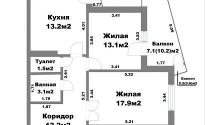 Купить 2-комнатную квартиру, Минск, Каменногорская ул., 100 (Фрунзенский район). Фото 22