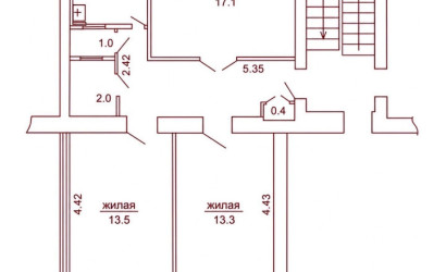 Купить 3-комнатную квартиру, Волковыск, Социалистическая, 36. Фото 13