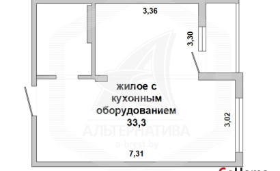Купить 1-комнатную квартиру, Брест, Ковалево, ул. Октябрьской Революции. Фото 3
