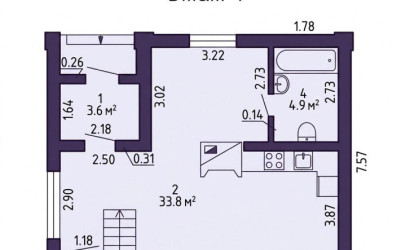 Купить дом в деревне, Полиграфист, 11.7 соток. Фото 27