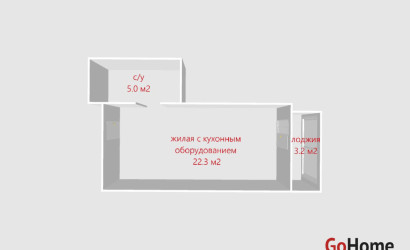 Купить 1-комнатную квартиру, Минск, Игоря Лученка ул., 11 (Октябрьский район). Фото 42