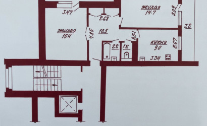 Купить 2-комнатную квартиру, Гродно, Космонавтов, 10Б. Фото 14