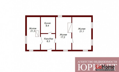 Купить дом в деревне, Хмелевка, Олтушский с/с, 25 соток. Фото 4