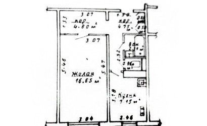 Купить 1-комнатную квартиру, Минск, Якубовского ул., 34 (Фрунзенский район). Фото 1