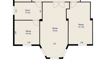 Купить 3-комнатную квартиру, Усяж, Комсомольская ул., 4. Фото 6