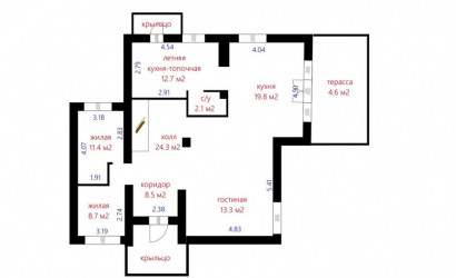 Купить дом, Пекалин, 25 соток. Фото 28