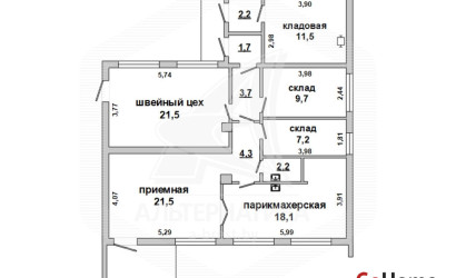 Продажа квартиры под офис, Подбела,  103.6 кв.м.. Фото 6