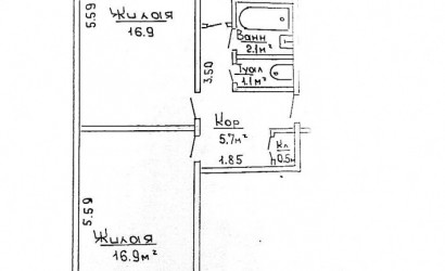 Купить 2-комнатную квартиру, Гродно, Суворова, 25. Фото 3