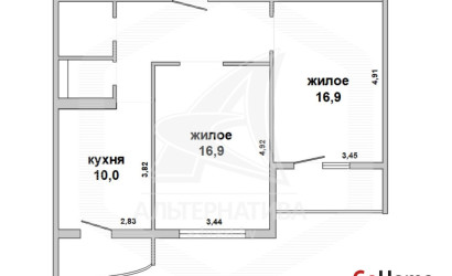 Купить 2-комнатную квартиру, Брест, Ковалево, ул. Луцкая. Фото 1