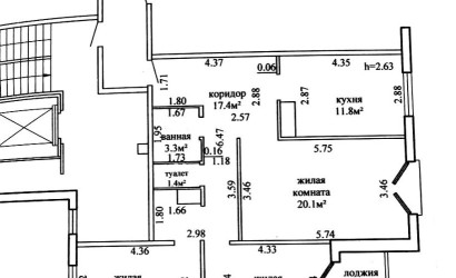 Купить 3-комнатную квартиру, Гродно, Фолюш, 22. Фото 13
