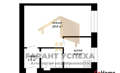 Купить 1-комнатную квартиру, Брест, бульвар Космонавтов, д. . Фото 10