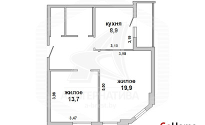 Купить 2-комнатную квартиру, Брест, Центр, ул. Фомина. Фото 19