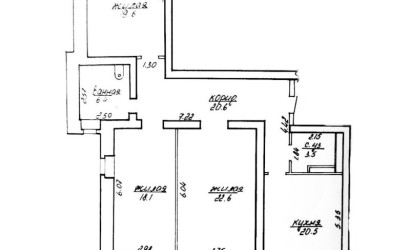 Купить 3-комнатную квартиру, Могилев, Орловского, 19/Г. Фото 20