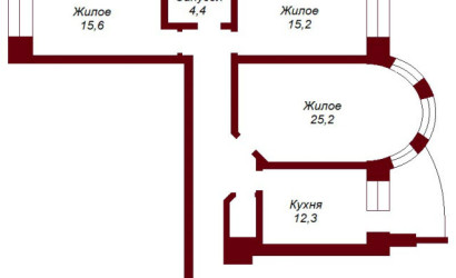 Купить 3-комнатную квартиру, Брест, ул. Халтурина, д. . Фото 10