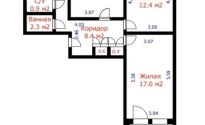 Купить 3-комнатную квартиру, Минск, Нестерова ул., 82 (Заводской район). Фото 13