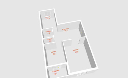 Купить 2-комнатную квартиру, Слобода, Машерова ул., 16/А. Фото 22