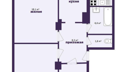 Купить 3-комнатную квартиру, Марьина Горка, Новая заря ул., 9. Фото 13