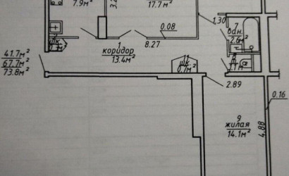 Купить 3-комнатную квартиру, Витебск, Черняховского просп., 36/2. Фото 9