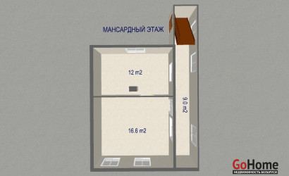 Купить дом в деревне, Ромашка-87, 5 соток. Фото 18