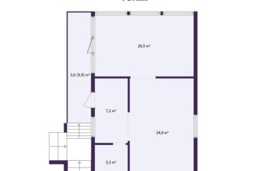 Купить дом в деревне, Тройник, 10.26 соток. Фото 33