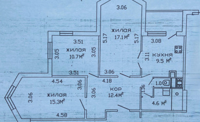 Купить 3-комнатную квартиру, Минск, Притыцкого ул., 47 (Фрунзенский район). Фото 1