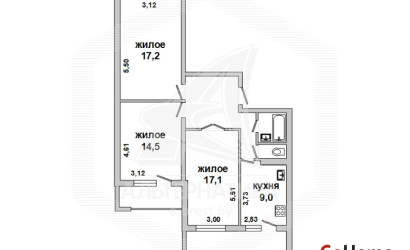 Купить 3-комнатную квартиру, Брест, Ковалево, ул. Суворова. Фото 19