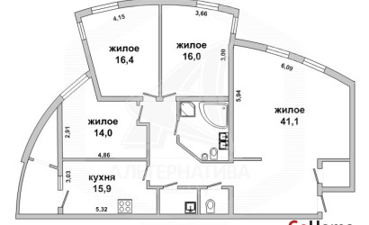 Купить 4-комнатную квартиру, Брест, Центр, ул. Халтурина. Фото 20
