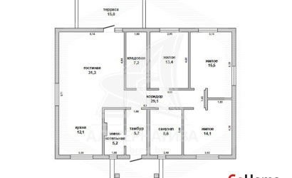 Купить дом, Заказанка, Знаменский с/с, 15 соток. Фото 42