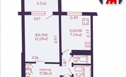Купить 1-комнатную квартиру, Минск, Казинца ул., 84 (Октябрьский район). Фото 24