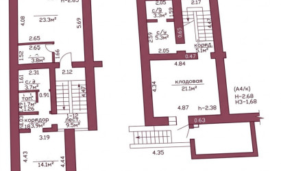 Продажа помещения, Гродно, Доватора, 17А, 280.4 кв.м.. Фото 21