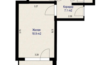 Купить 1-комнатную квартиру, Минск, Шишкина ул., 17(Заводской район). Фото 1