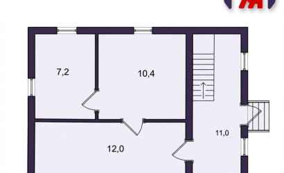 Купить дом в деревне, Узгорье-2002, 5.56 соток. Фото 17
