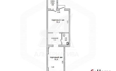 Аренда торгового помещения, Брест, Центр,  49.5 кв.м.. Фото 4