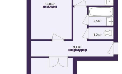 Купить 2-комнатную квартиру, Плещеницы, Промышленный пер., 17. Фото 16