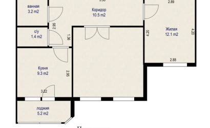 Купить 2-комнатную квартиру, Минск, Чичурина ул., 20 (Фрунзенский район). Фото 19